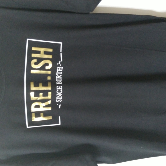 SBC Free-ish Short Sleeve Crew Neck Black T-Shirt - Picture 4 of 6